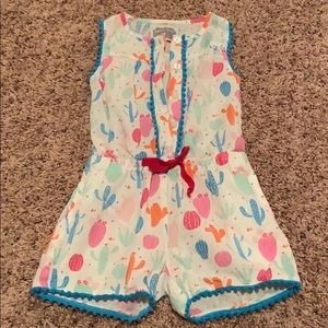 Cactus print romper